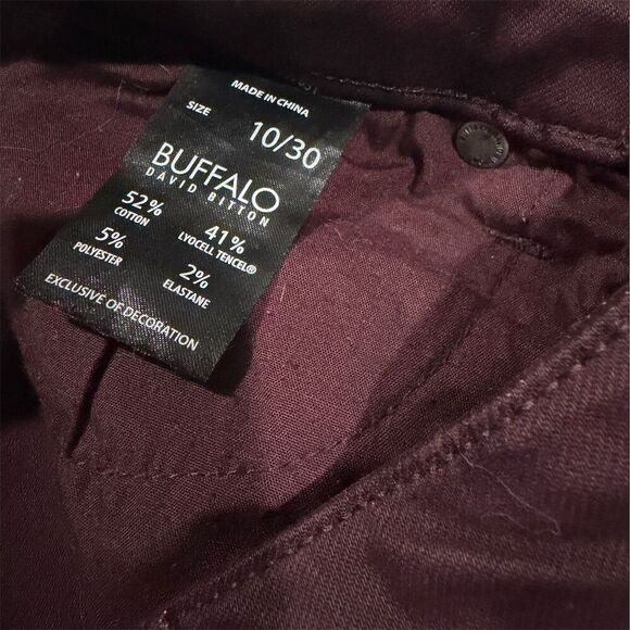 Buffalo David Bitton Women's Skinny Jeans Size 10 Purple 5-Pocket - Picture 2 of 6
